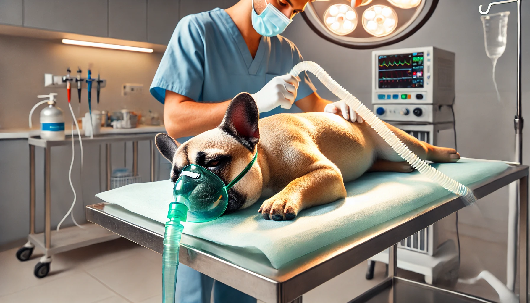 image 短頭種の全身麻酔：フレンチブルドッグの全身麻酔について調査